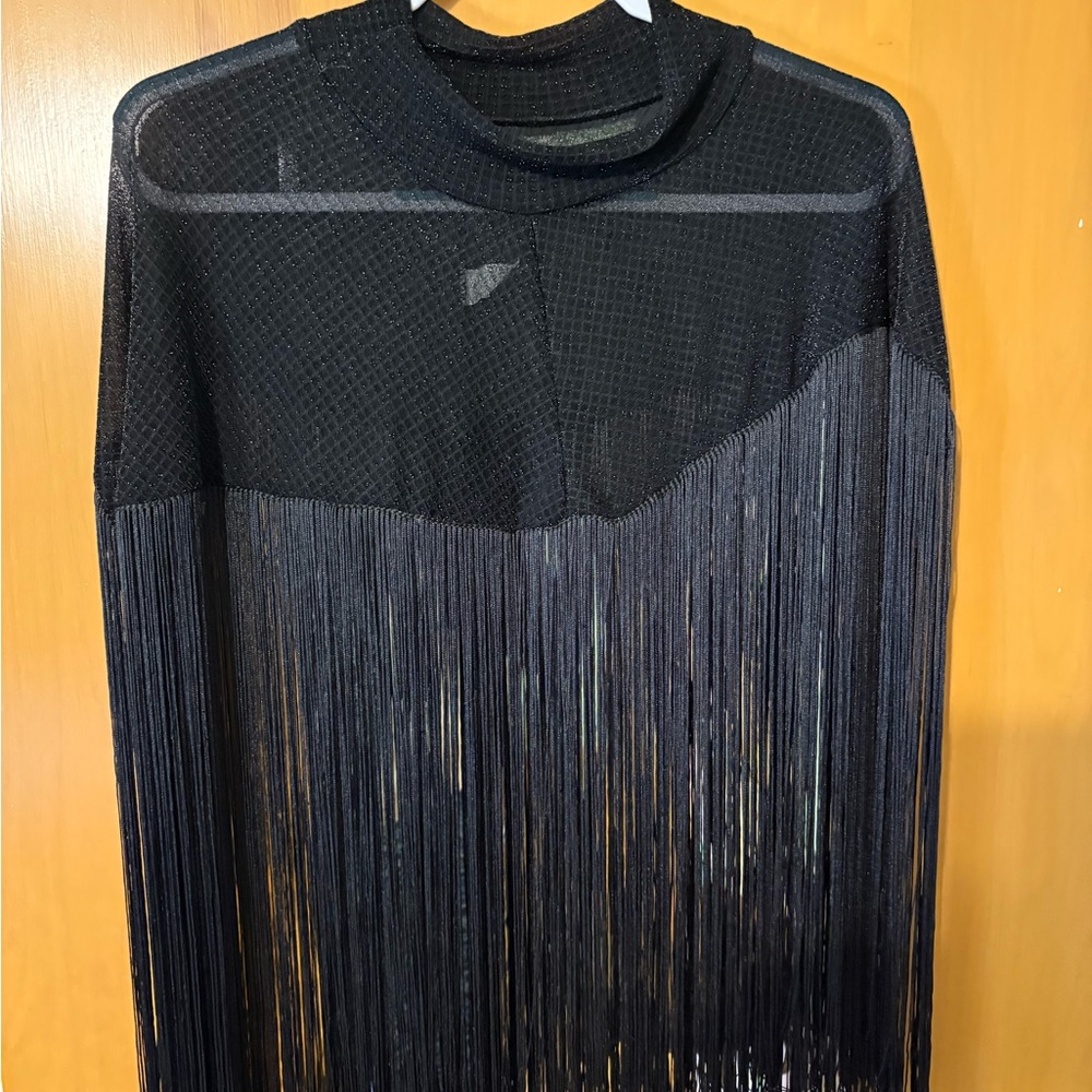 Black Polyester Garment